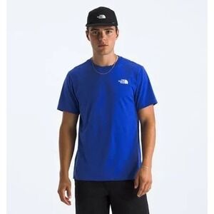 The North Face Mens Exploration USA SS Tee TNF Blue Medium